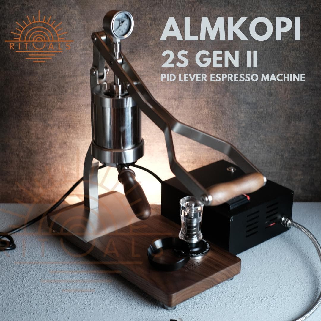 ALMKOPI 2S Gen II PID Manual Lever Espresso Machine 58mm | Electric Heating System, PID Precision Temperature Control | Rituals.