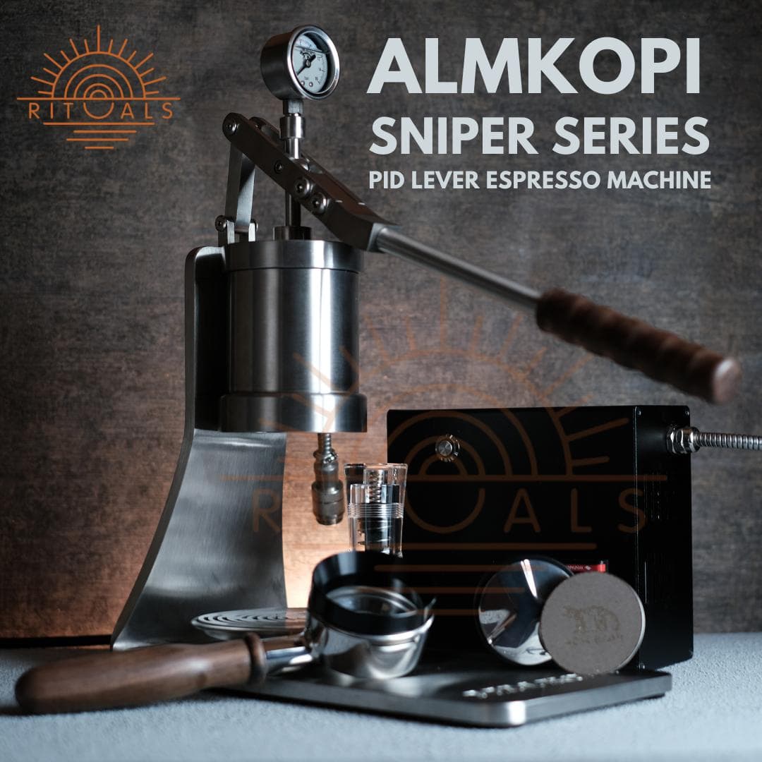 ALMKOPI Sniper PID Manual Lever Espresso Machine 58mm | Electric Heating System, PID precission Temperature Control | Rituals. | Mesin Espresso Maker